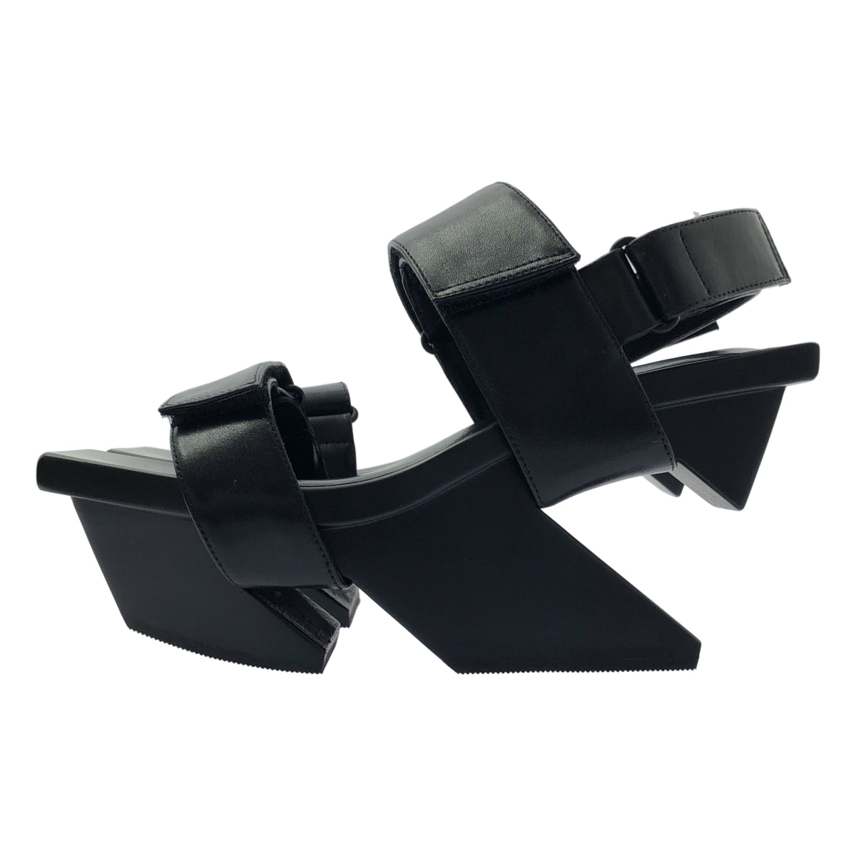 [全新] UNITED NUDE x ISSEY MIYAKE Rock 方形涼鞋 | 尺寸 37 | 黑色 | 女款