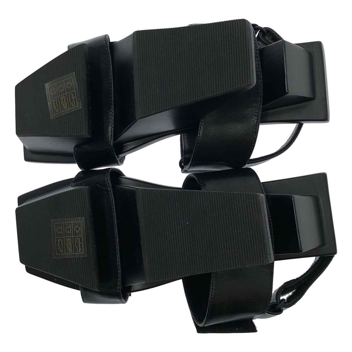 [全新] UNITED NUDE x ISSEY MIYAKE Rock 方形涼鞋 | 尺寸 37 | 黑色 | 女款