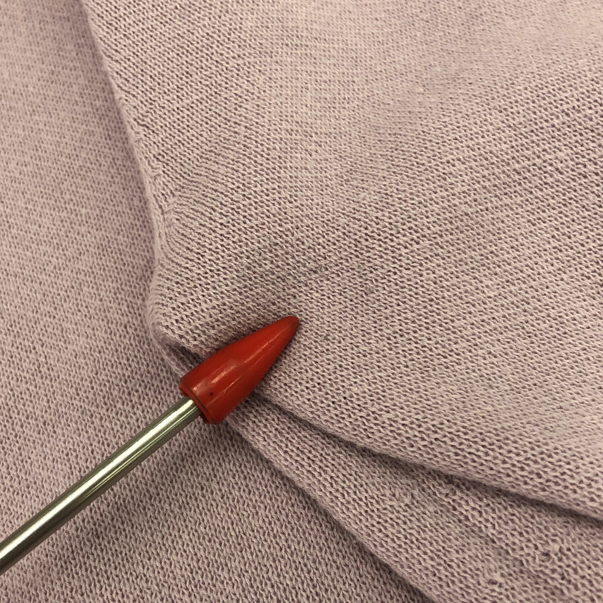 Grace Class / グレースクラス | ビジュー パール リップモチーフ ニット | F | ラベンダー | レディース