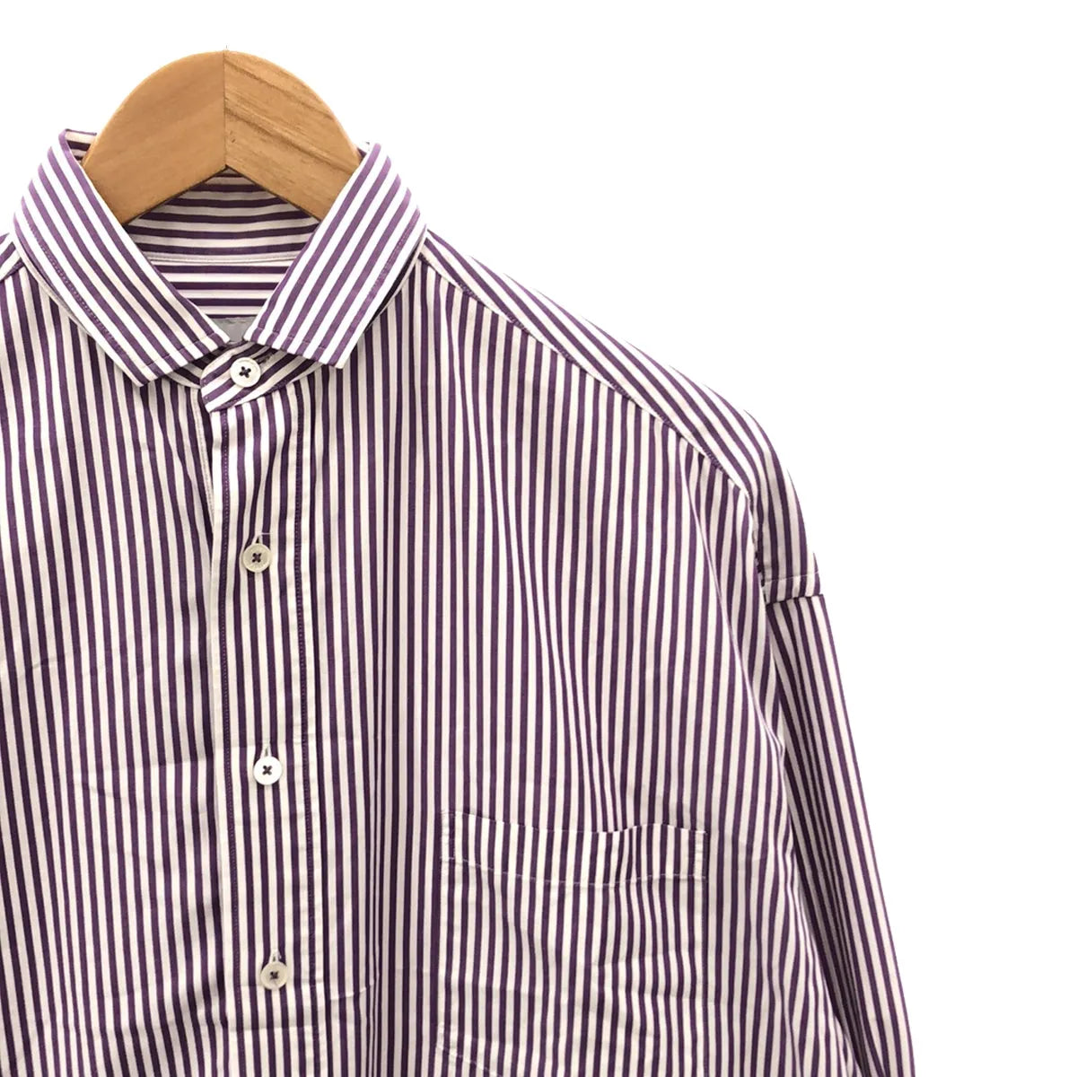 [狀況良好] TICCA |方形長版襯衫 | F |紫色 |女性的