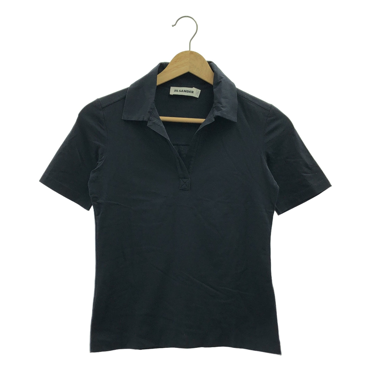 JIL SANDER / ジルサンダー | コットン ストレッチ ポロシャツ | S | メンズ