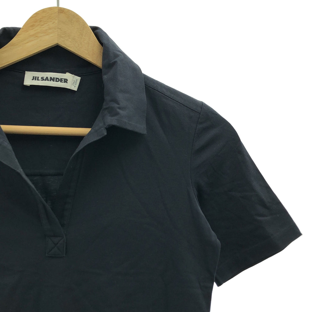 JIL SANDER / ジルサンダー | コットン ストレッチ ポロシャツ | S | メンズ