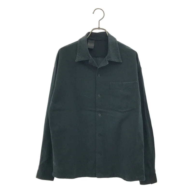 N.HOOLYWOOD / エヌハリウッド | コットン オープンカラー シャツ | 36 | メンズ