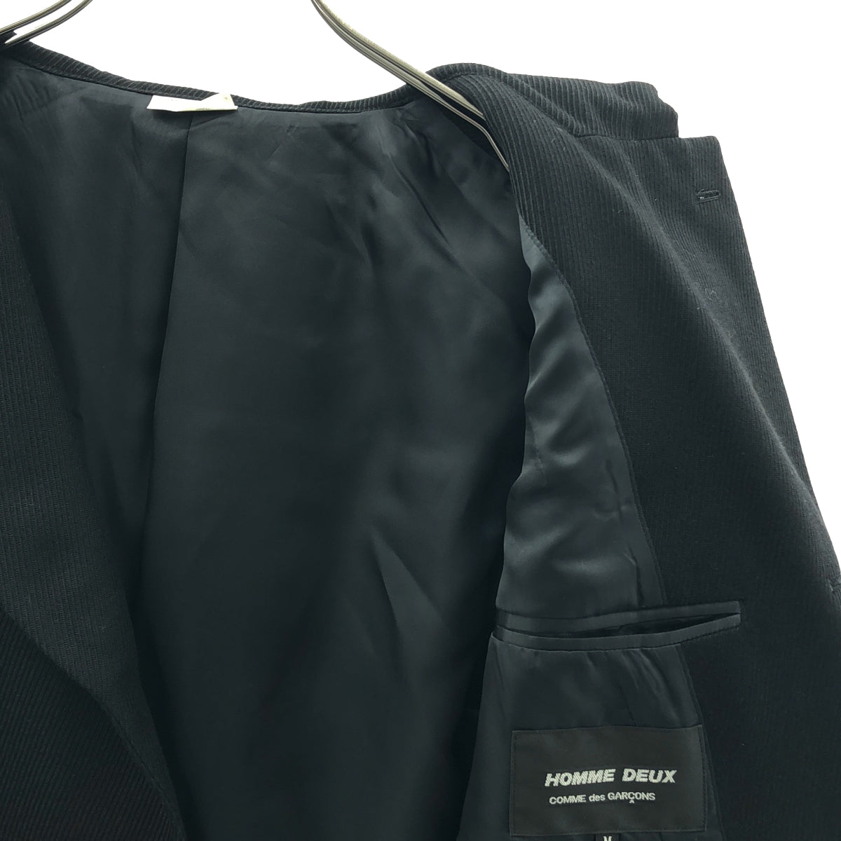 COMME des GARÇONS HOMME DEUX | 男士2024 秋冬 |連帽精裁外套 |尺寸 M |男士