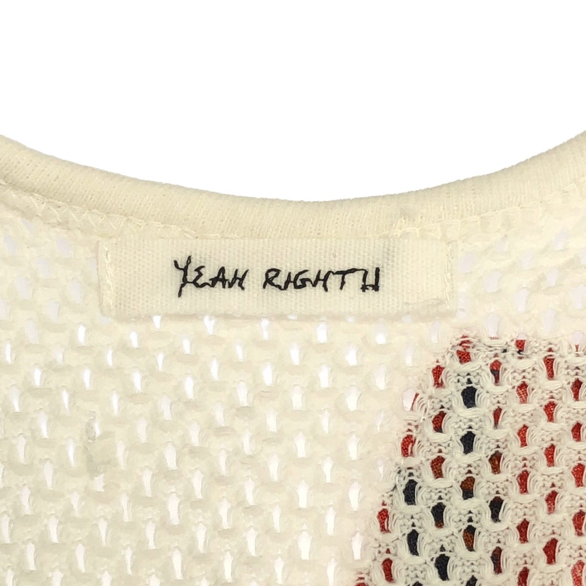 YEAH RIGHT!! / イエーライト | メッシュ パッチワーク タンクトップ | 1 | ホワイト | レディース