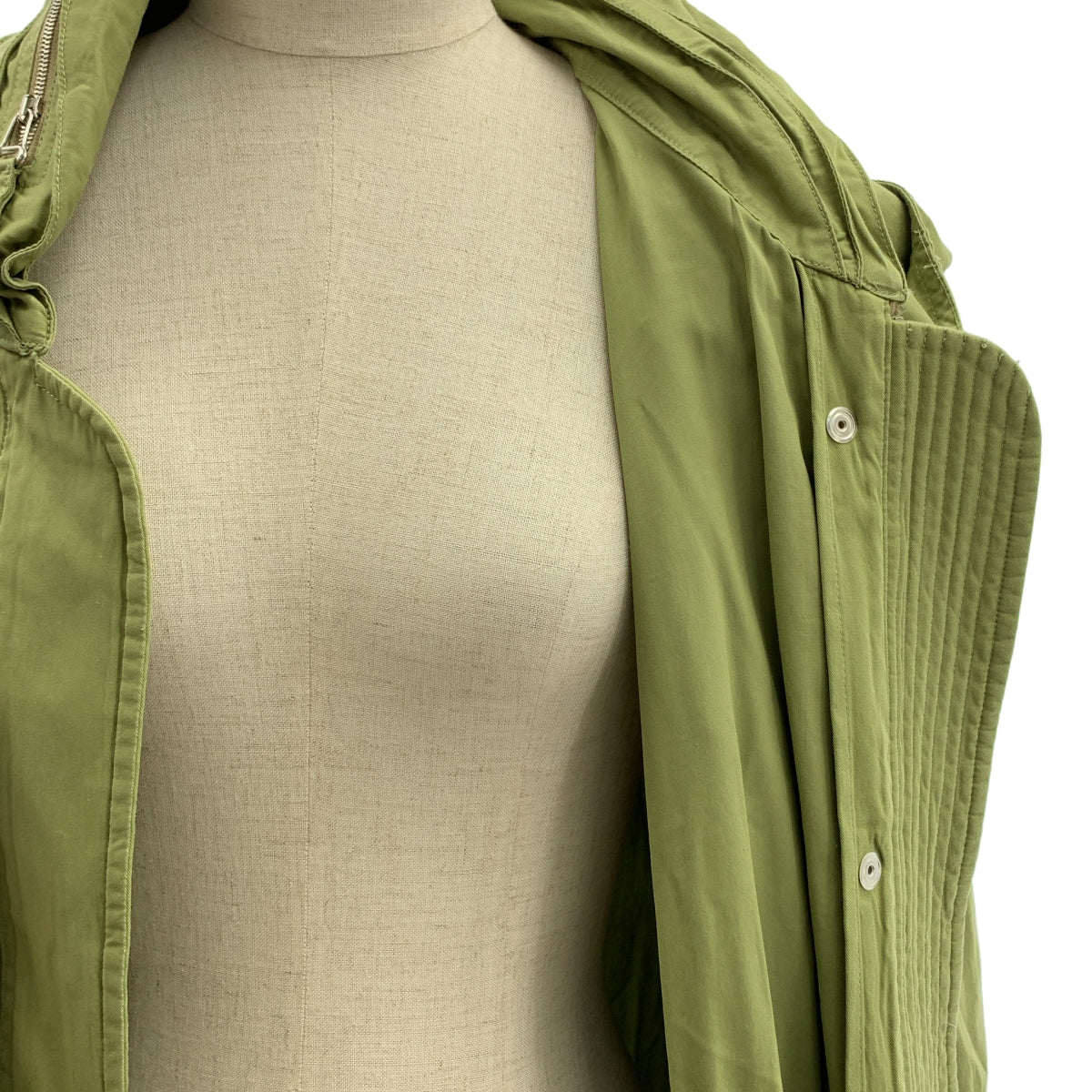 STELLA McCARTNEY | 超大抽繩軍裝風外套，附可拆式風帽 | 尺寸 38 | 女款