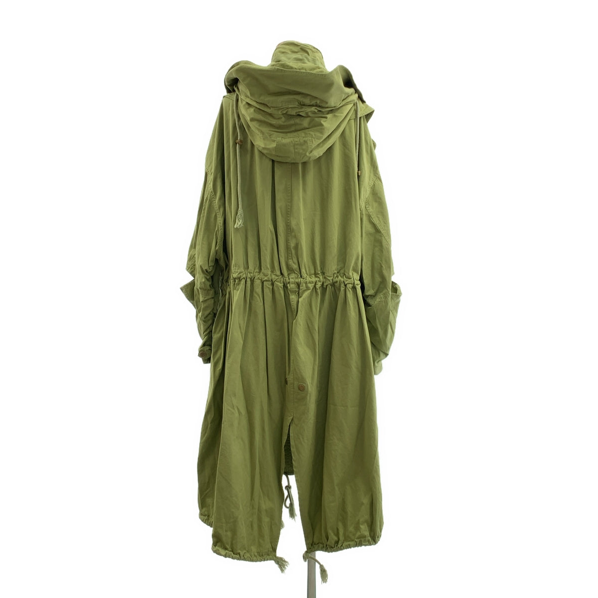 STELLA McCARTNEY | 超大抽繩軍裝風外套，附可拆式風帽 | 尺寸 38 | 女款