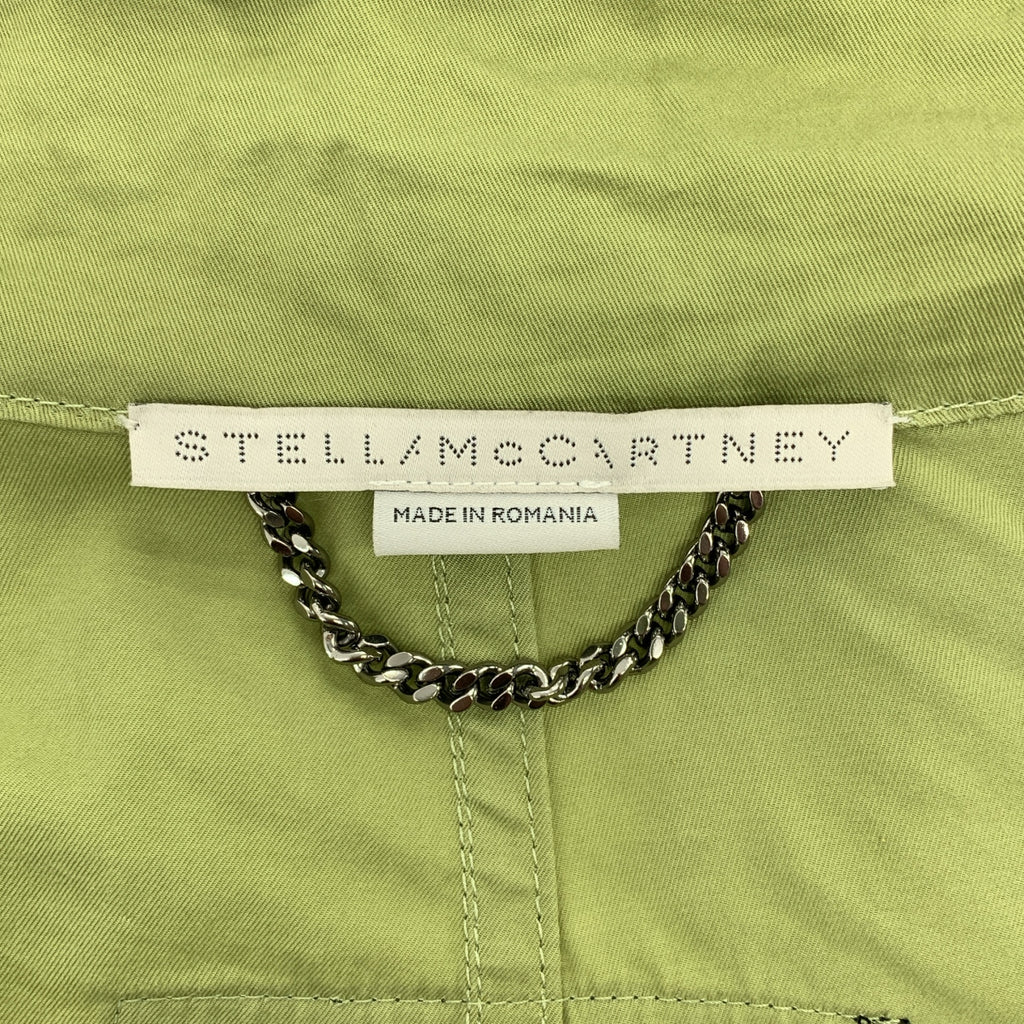 STELLA McCARTNEY | 超大抽繩軍裝風外套，附可拆式風帽 | 尺寸 38 | 女款