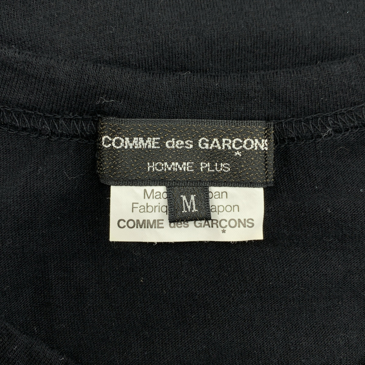 COMME des GARÇONS HOMME PLUS | 2012 春夏 |褶邊 SS T 卹棉質圓領上衣 |尺寸 M |