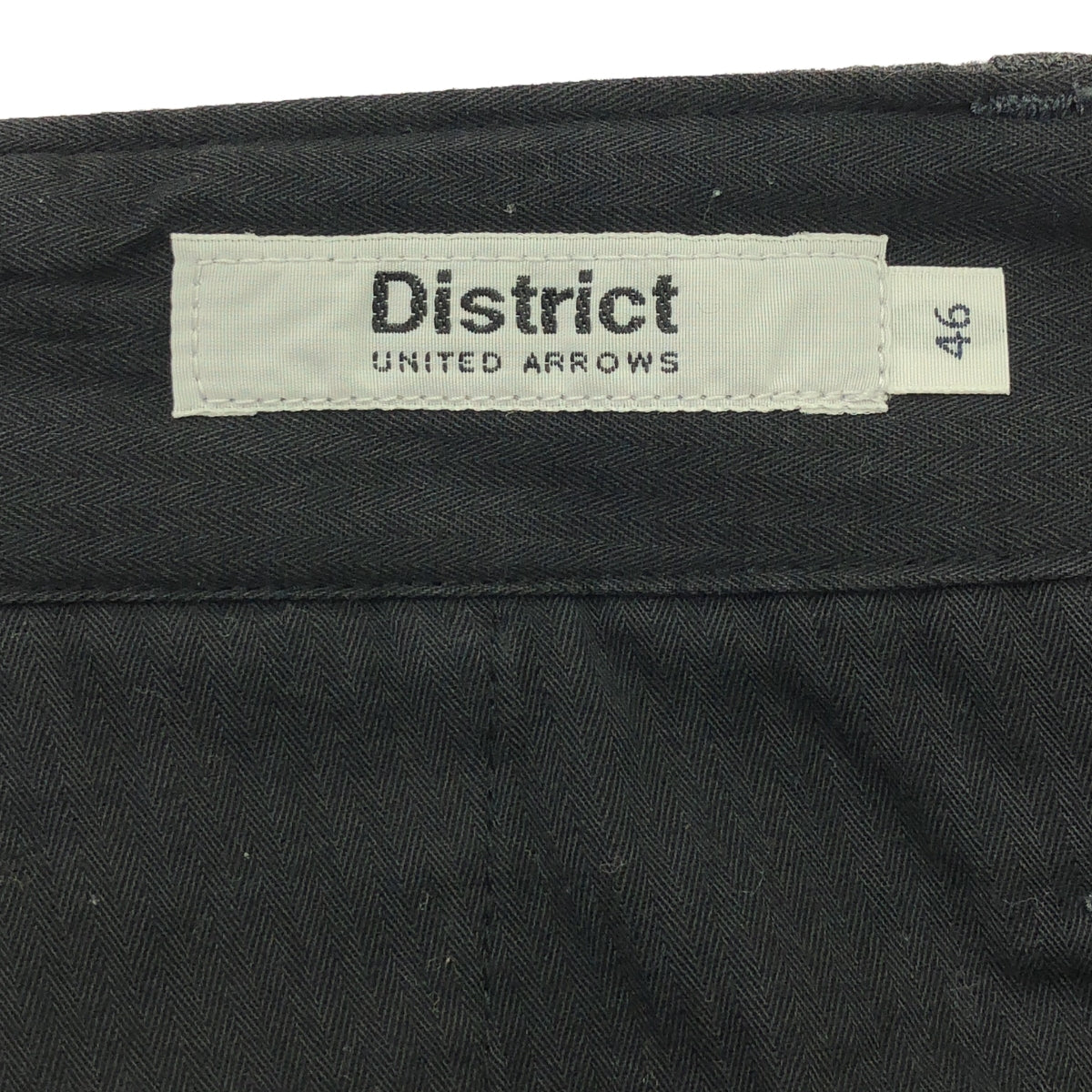 District UNITED ARROWS / ディストリクトユナイテッドアローズ | テーパード スラックス パンツ | 46 | グレー | メンズ
