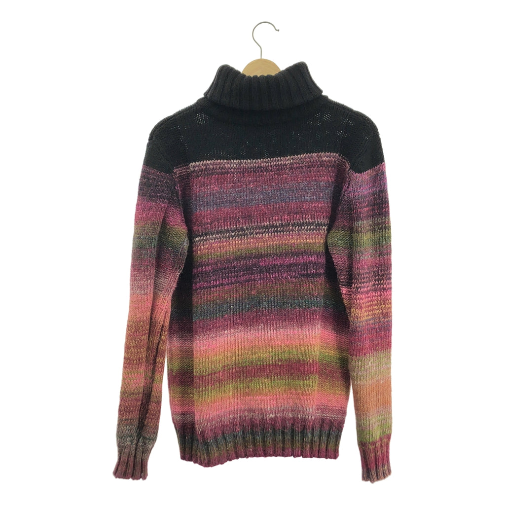 德賴斯·範諾頓 | 羊毛漸變絞花高領毛衣 | M碼 | 男士