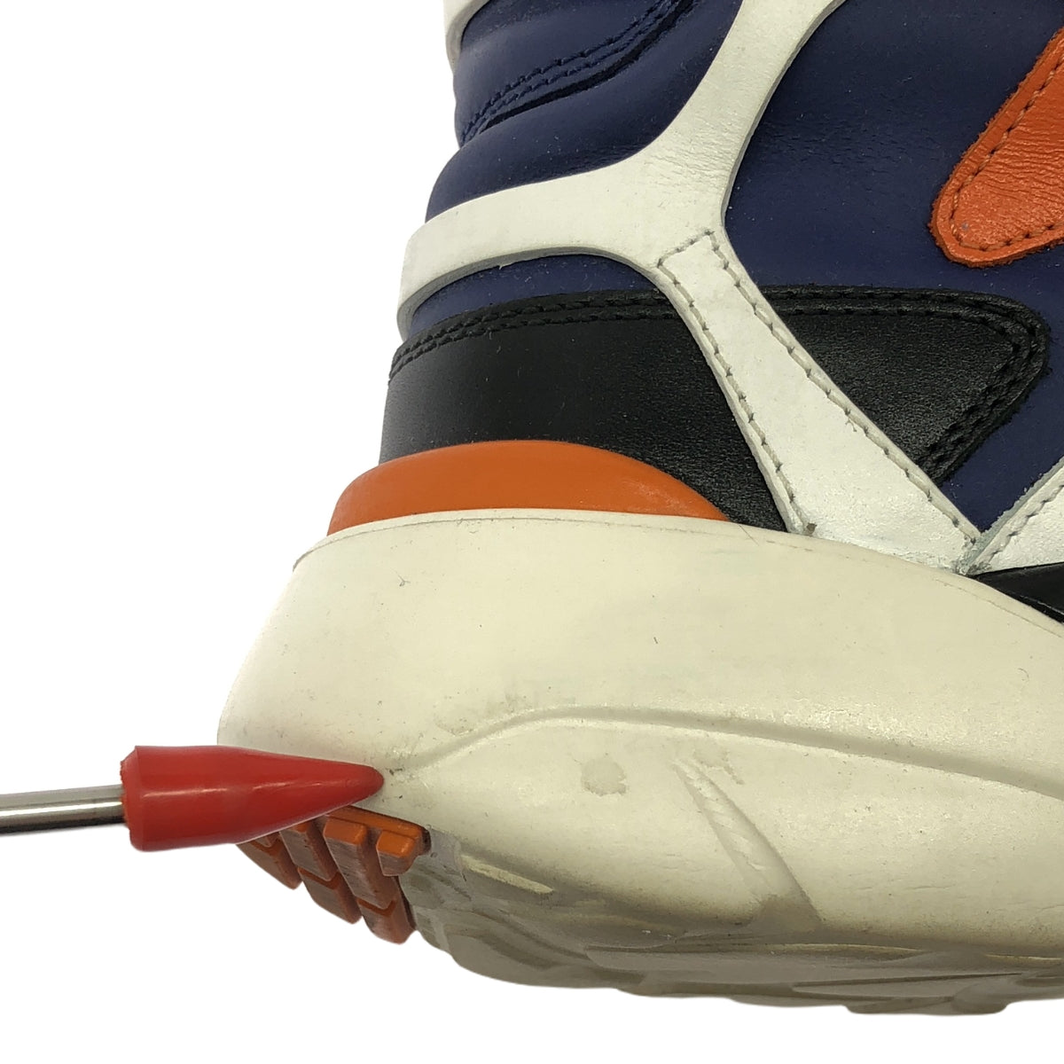 VALENTINO GARAVANI / ヴァレンティノガラヴァーニ | ハイカットスニーカー | 39.5 | ネイビー / ホワイト / オレンジ / ブラック | メンズ