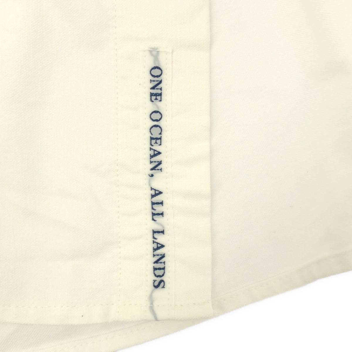 nanamica / 나나미카 | Big Button Down Wind Shirt / 오버 실루엣 셔츠 | L | 화이트 | 남성