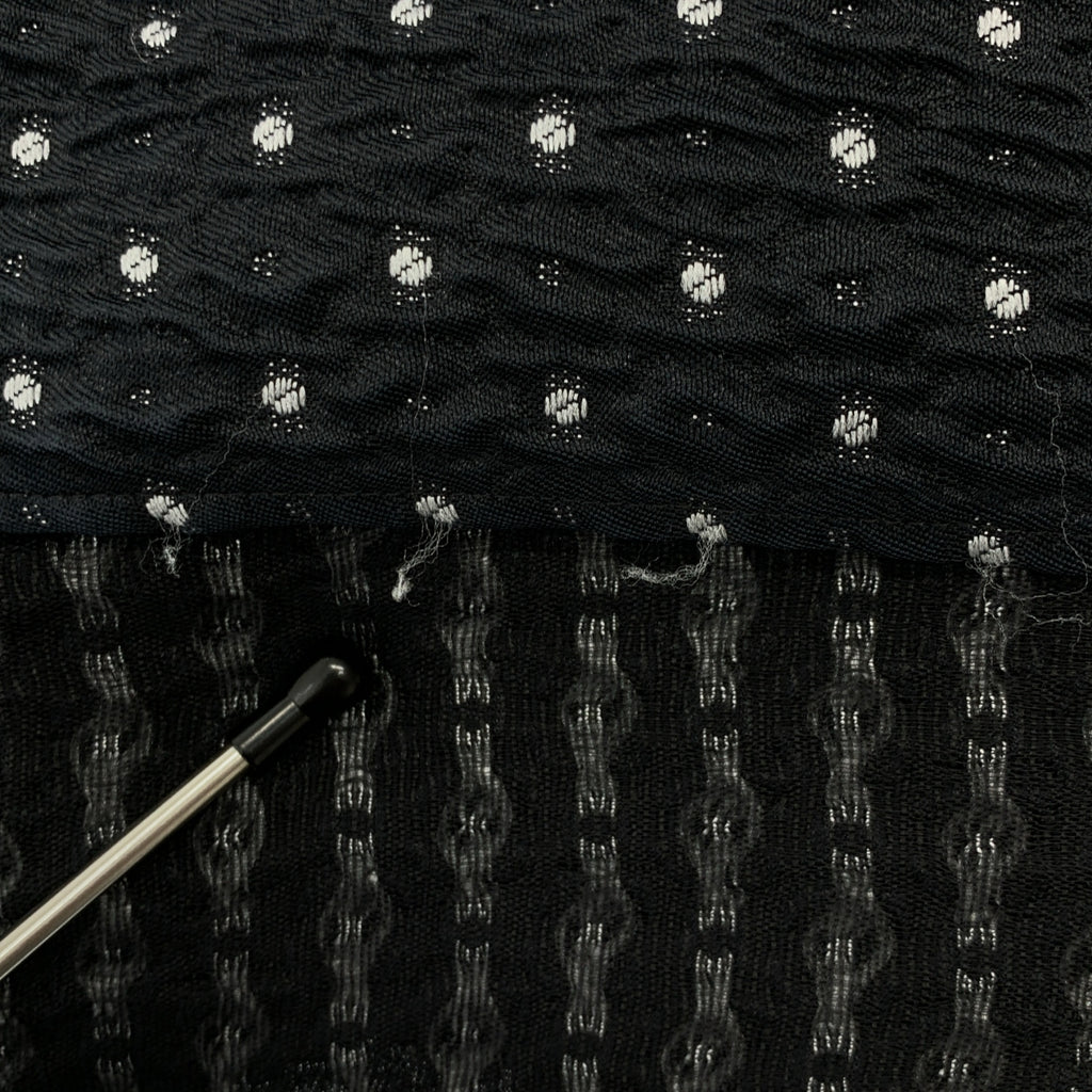 Bluelea / 불레아 | Dot Jacquard suspenders skirt 자카드 멜빵 스커트 | S | 여성