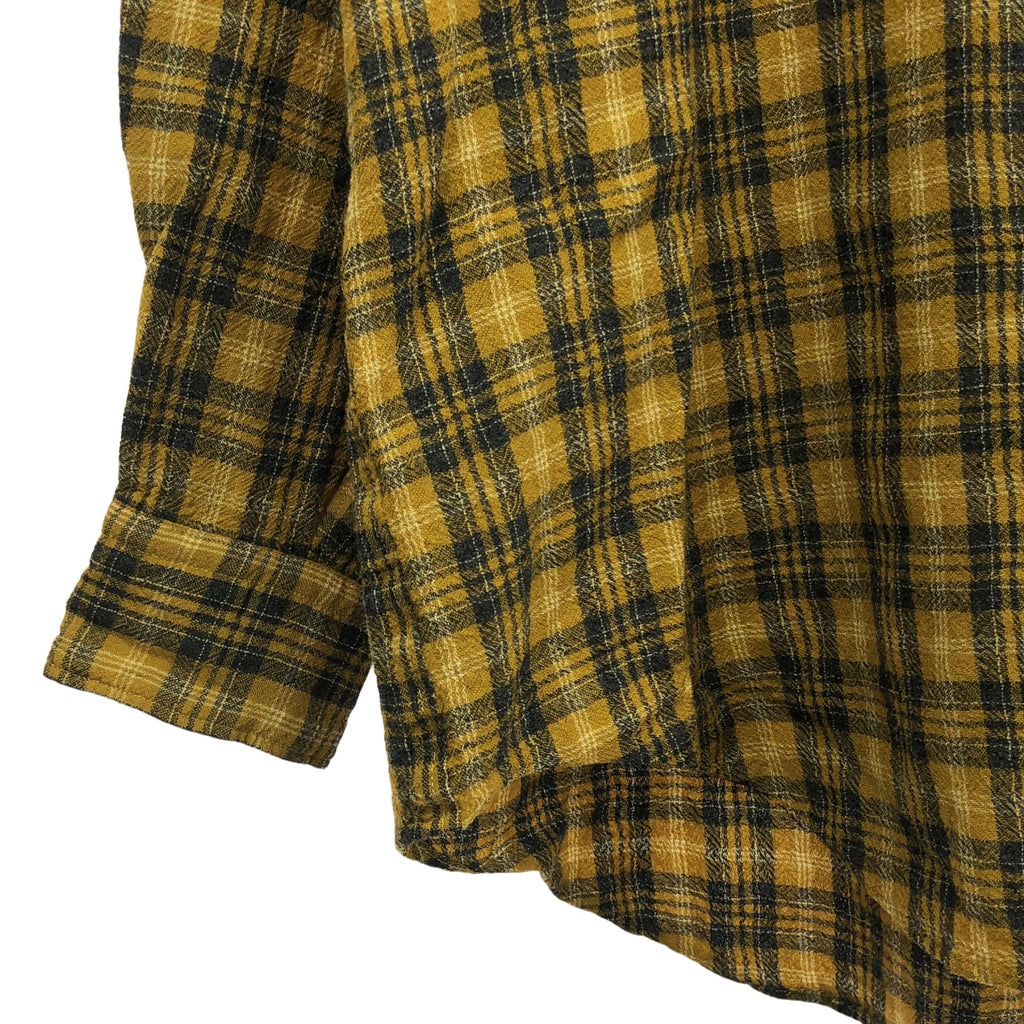COMME des GARCONS HOMME / コムデギャルソンオム | 90s～ / AD1989 | 1980s | コットン ジャガード ボタンダウンシャツ | イエロー/グレー系 | メンズ