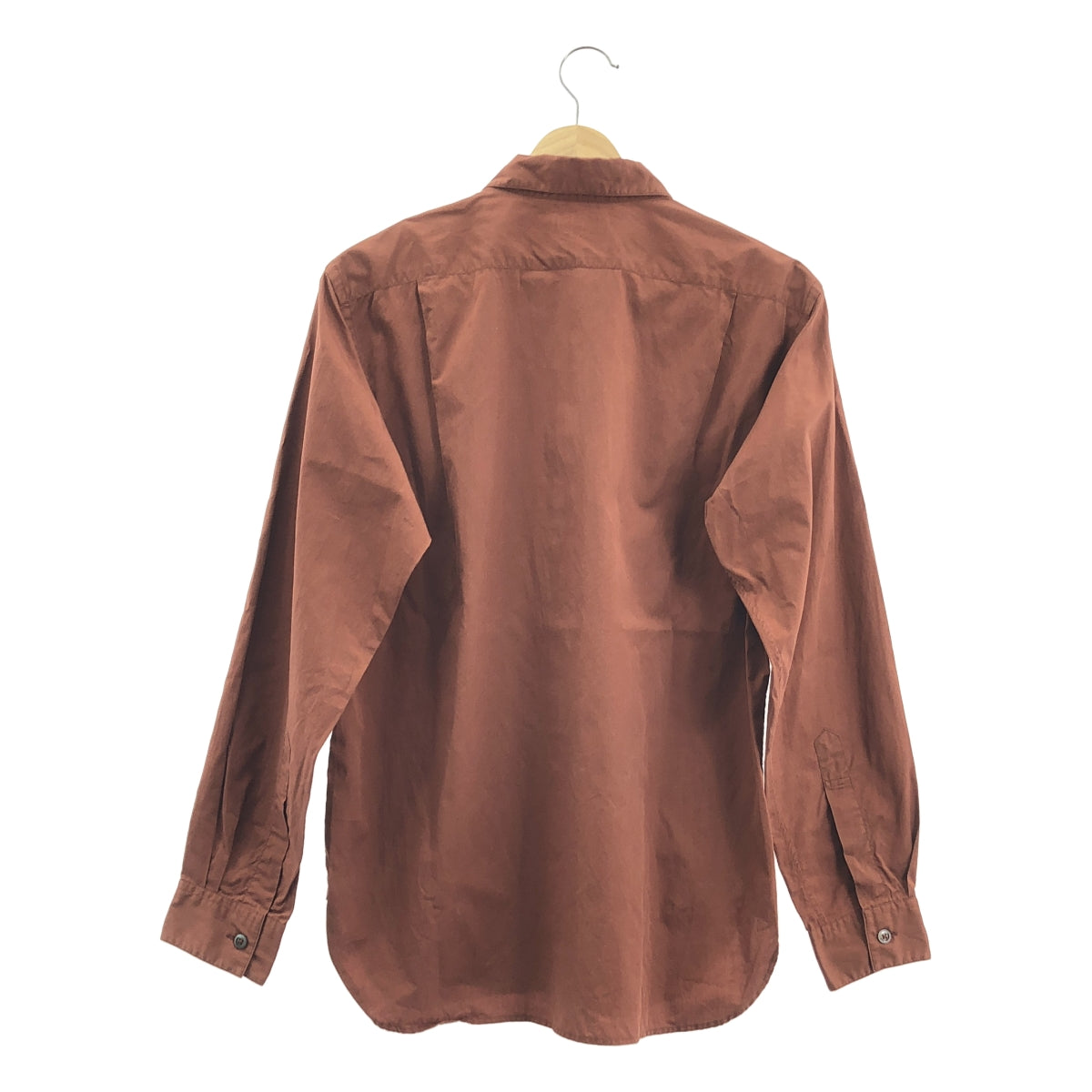 MARGARET HOWELL / マーガレットハウエル | コットン レギュラーカラー シャツ | S | ブラウン | メンズ