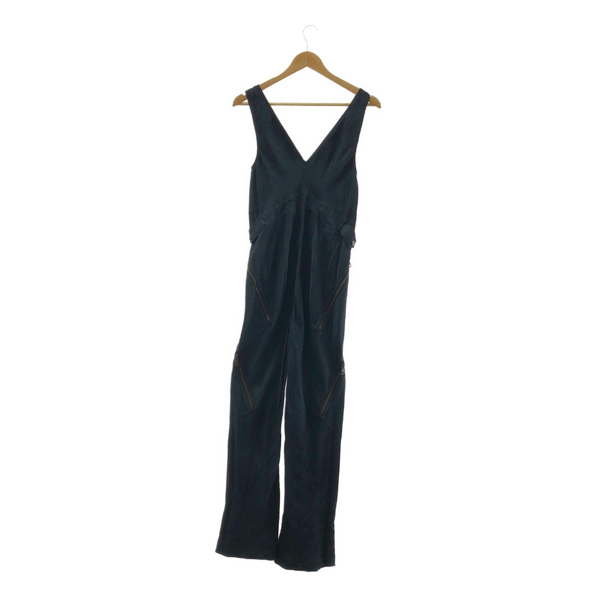 beautiful people / ビューティフルピープル | acetatelinen garment dyed pilot jumpsuit パイロット ジャンプスーツ | 36 |