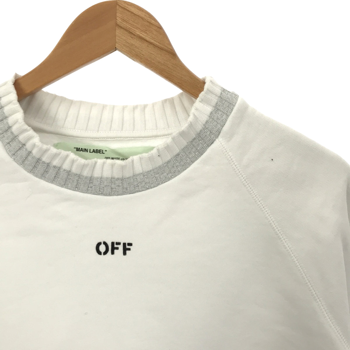 Off-White / オフホワイト | ロゴ スウェット プルオーバー | S | ホワイト | レディース – KLD