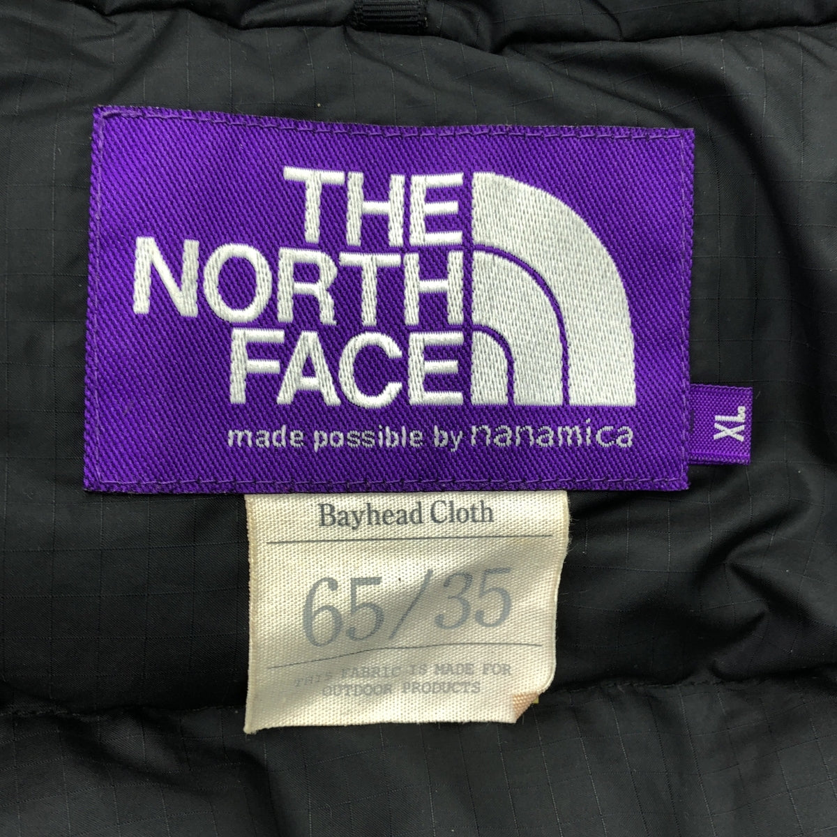 THE NORTH FACE PURPLE LABEL | 65/35 Mountain 短版羽絨派克大衣 | XL | 黑色 | 男款