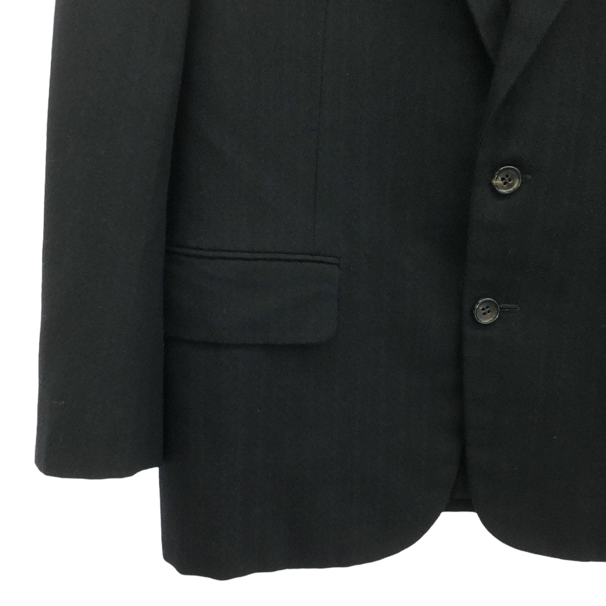 COMME des GARCONS HOMME | AD1988 | Jacquard wool set-up 2B jacket and 2-pleat slacks | S | Black | Men's