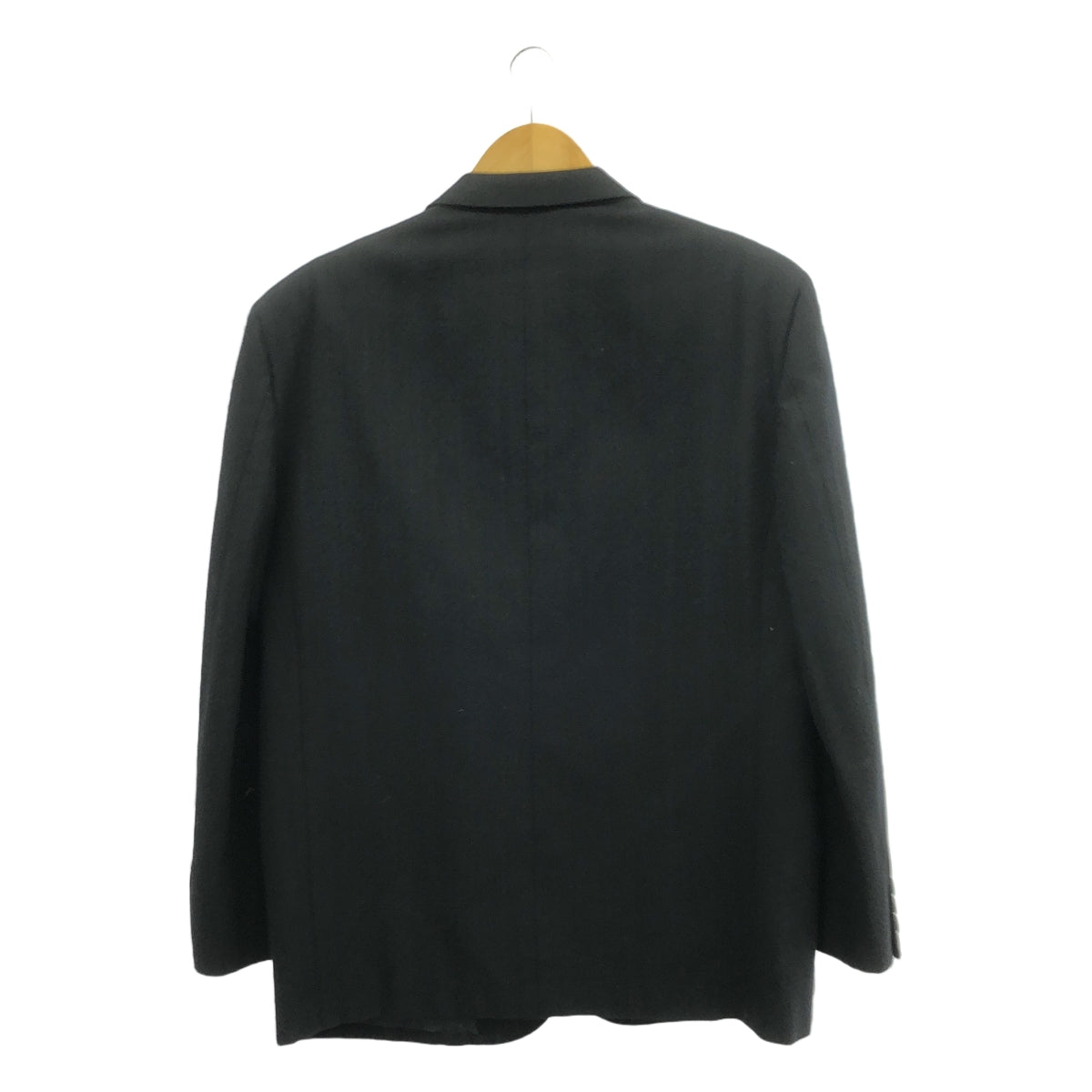 COMME des GARCONS HOMME |西元1988年 |提花羊毛設定 2B 外套與 2 褶休閒褲 | S |黑色 |男士