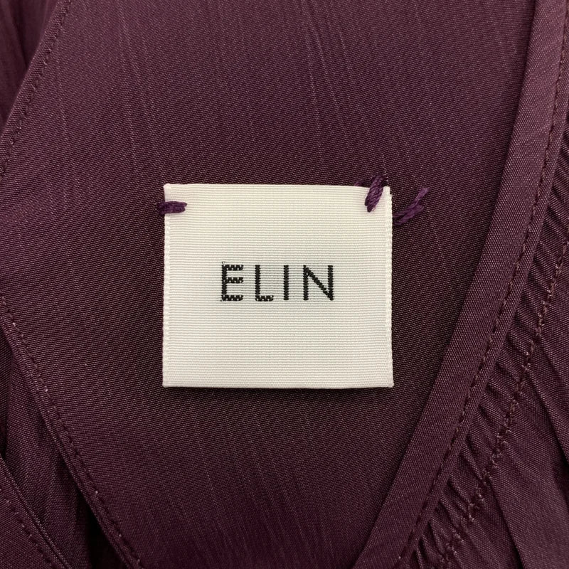 ELIN / エリン | リボン ギャザー ボリューム ティアード ドレス ワンピース | 36 | レディース