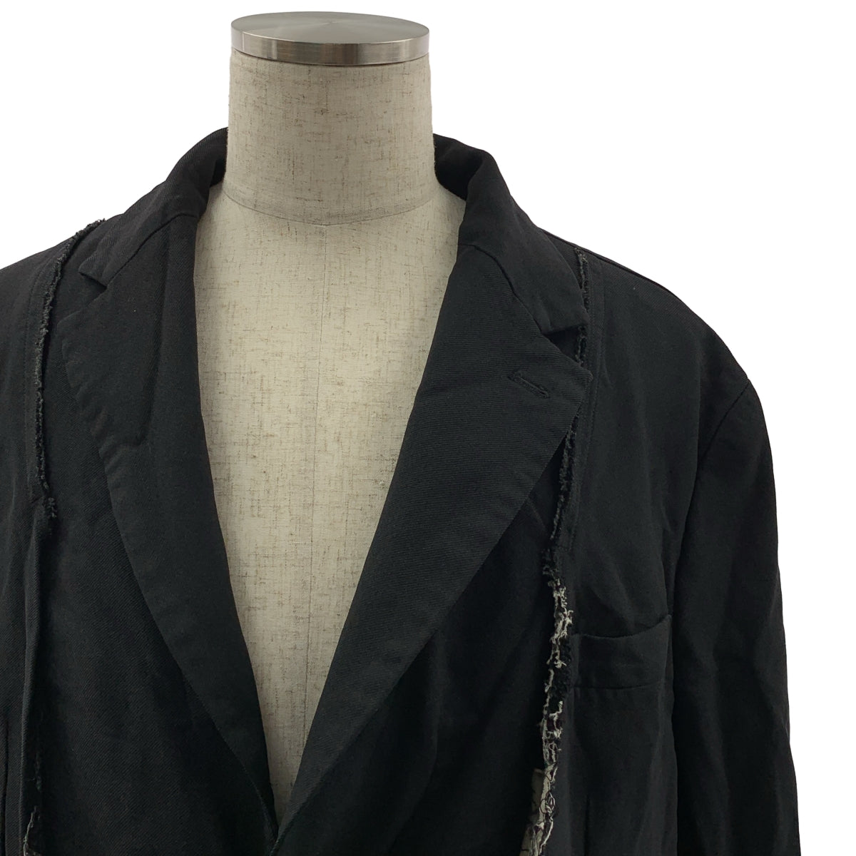 COMME des GARCONS HOMME PLUS / コムデギャルソンオムプリュス | 2024SS | ポリエステル 製品加工 変形 シングルブレスト ジャケット | XL | メンズ