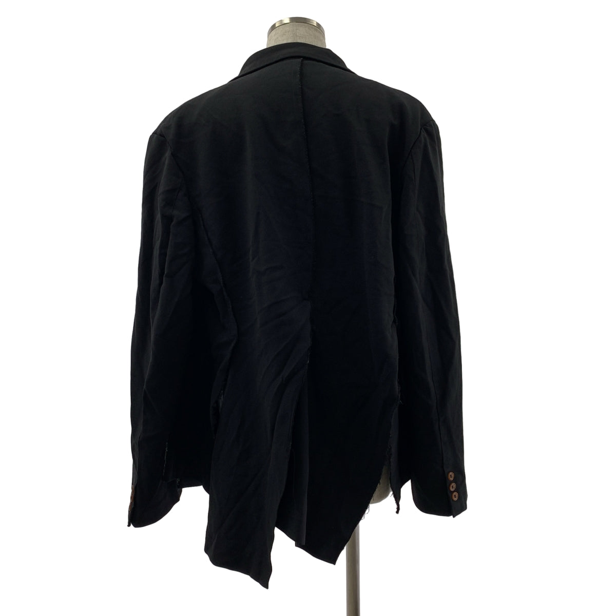 COMME des GARCONS HOMME PLUS / コムデギャルソンオムプリュス | 2024SS | ポリエステル 製品加工 変形 シングルブレスト ジャケット | XL | メンズ