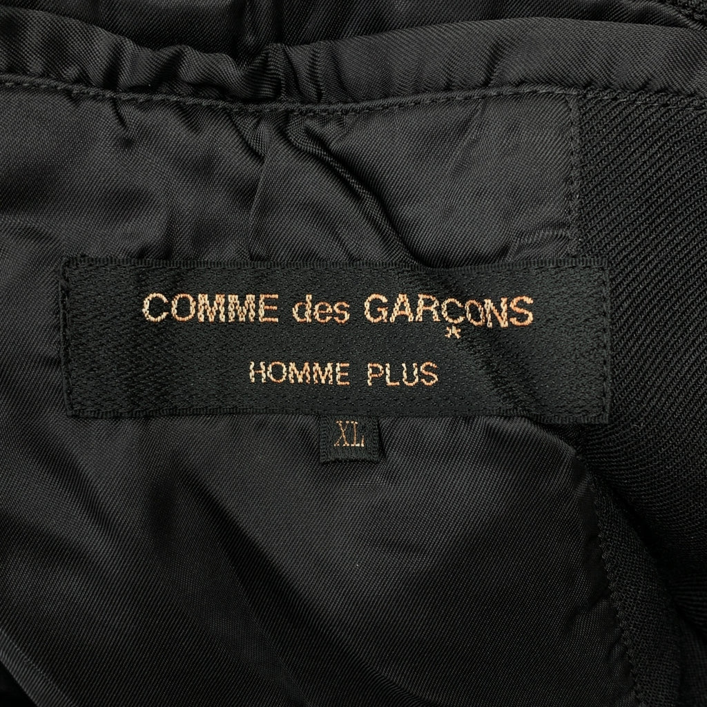 COMME des GARCONS HOMME PLUS / コムデギャルソンオムプリュス | 2024SS | ポリエステル 製品加工 変形 シングルブレスト ジャケット | XL | メンズ