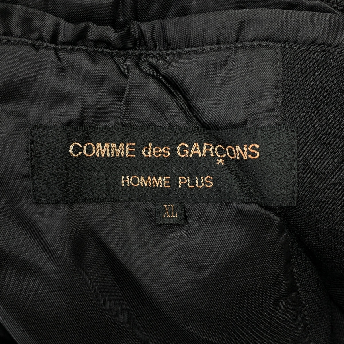 COMME des GARCONS HOMME PLUS / コムデギャルソンオムプリュス | 2024SS | ポリエステル 製品加工 変形 シングルブレスト ジャケット | XL | メンズ