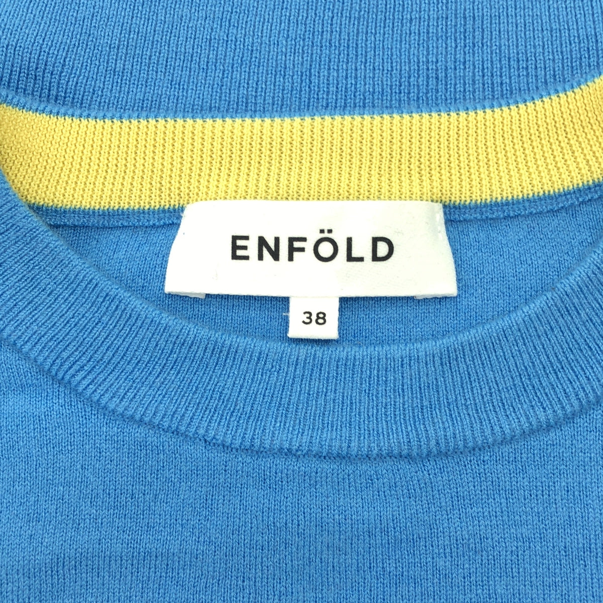 ENFOLD | 繭型袖套衫 針織衫，側開衩 | 尺寸 38 | 女款