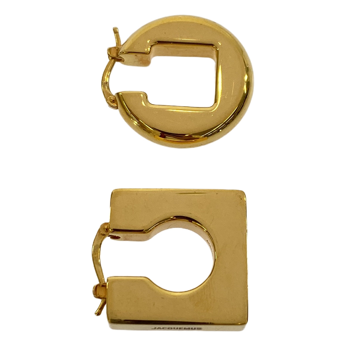 JACQUEMUS | LES BOUCLES ROND CARRE 耳環 | SHOPBOP黃金 |女性的