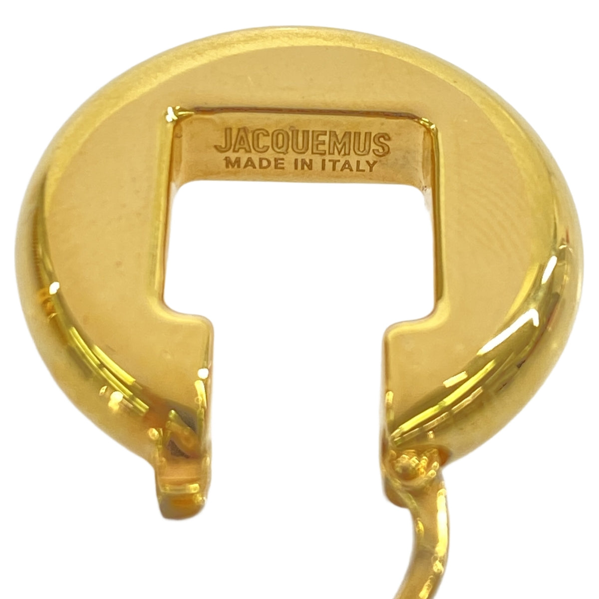 JACQUEMUS / ジャックムス | LES BOUCLES ROND CARRE ピアス | ゴールド | レディース