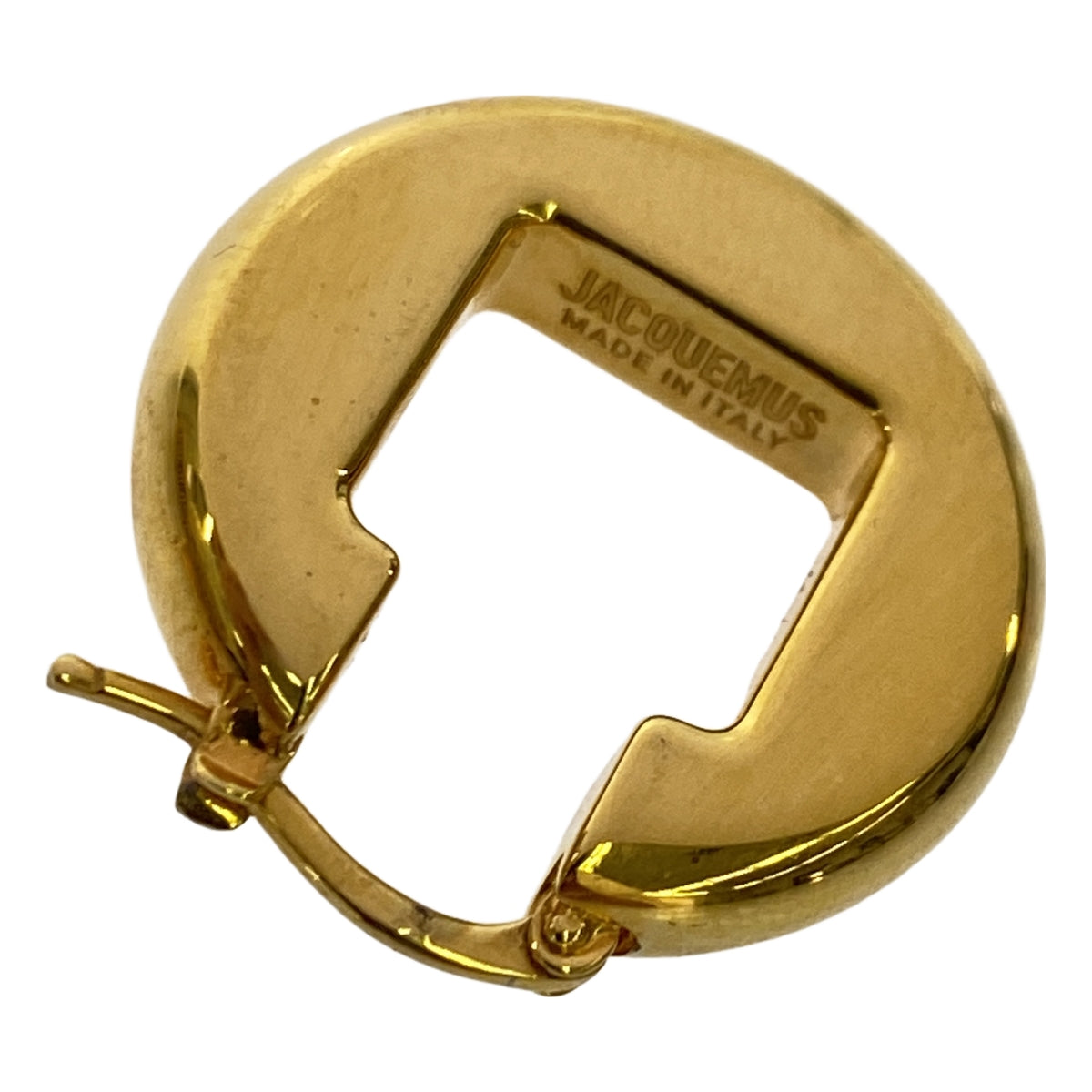 JACQUEMUS / ジャックムス | LES BOUCLES ROND CARRE ピアス | ゴールド | レディース