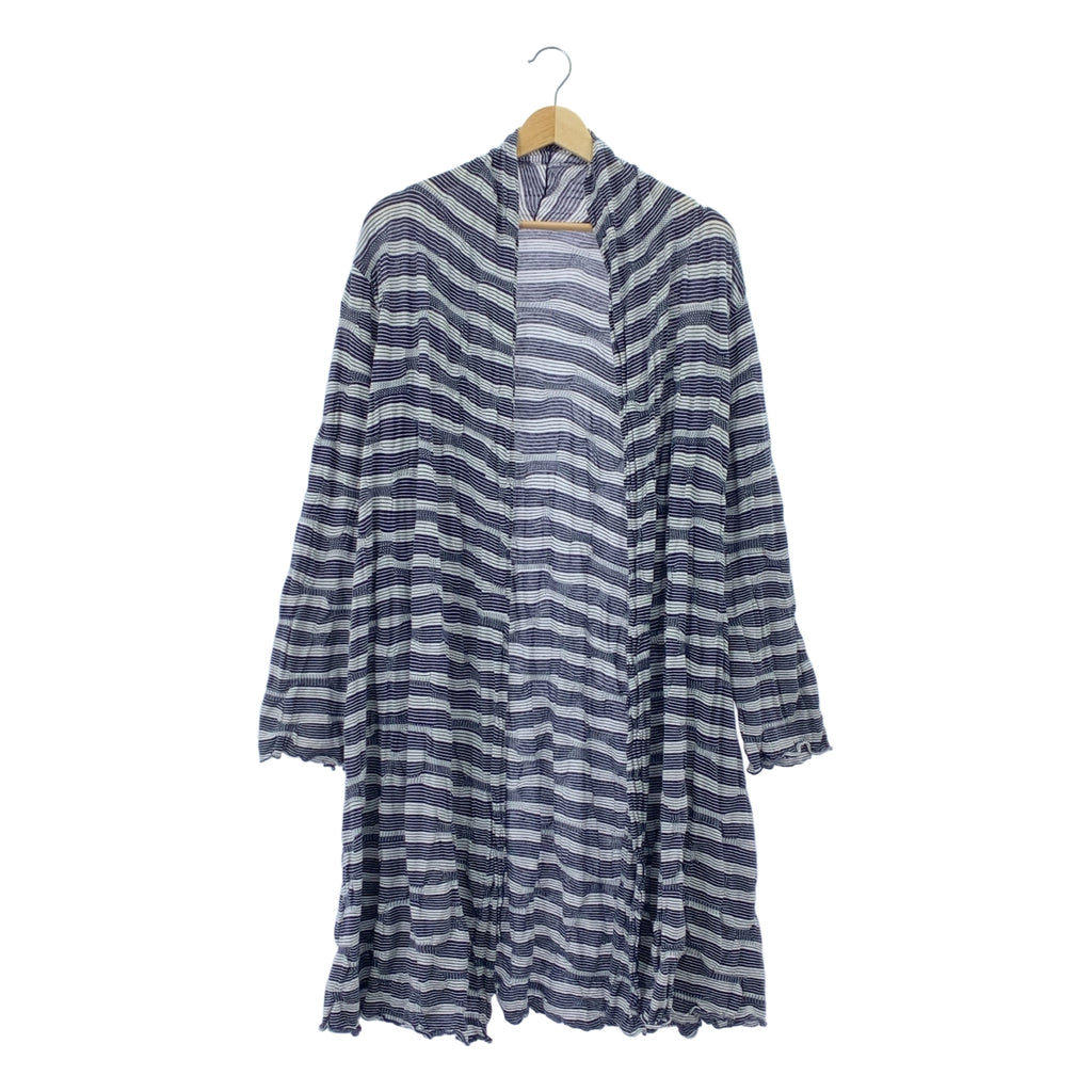 JURGEN LEHL / 요건 레일 | 테두리 코튼 롱 가디건 | M |