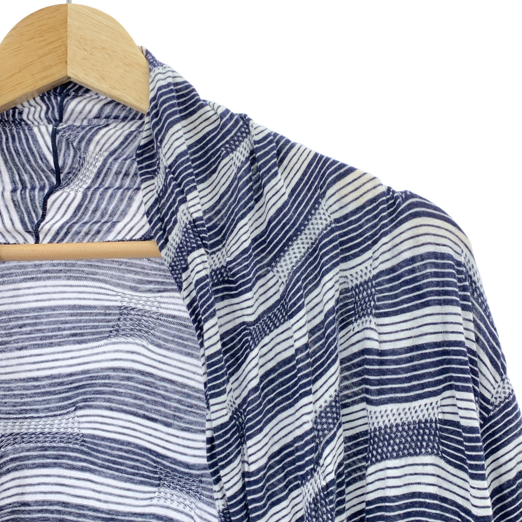 JURGEN LEHL / 요건 레일 | 테두리 코튼 롱 가디건 | M |