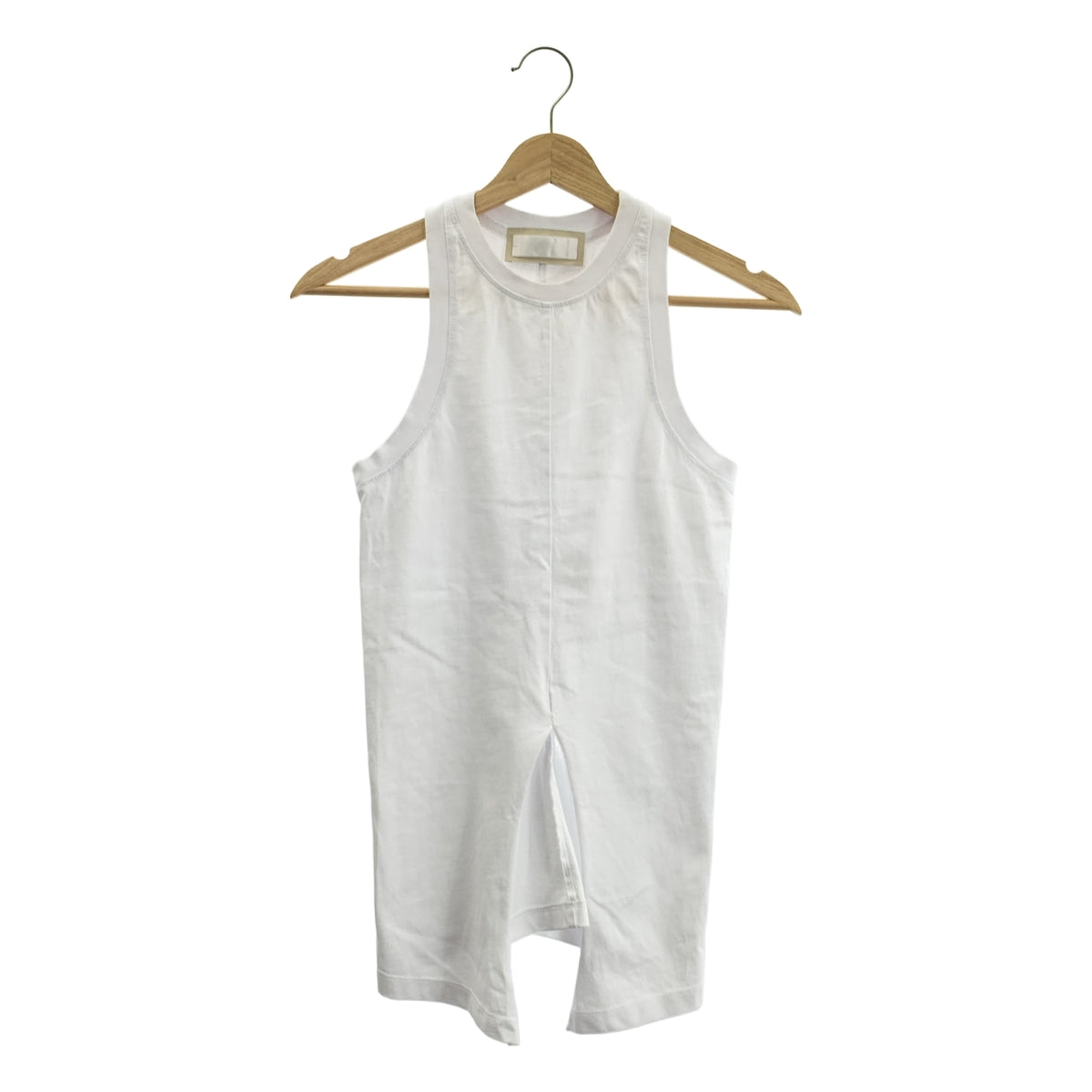 Litkovska / リトコフスカ | コットン フロントスリット ノースリーブ カットソー | 32 | レディース