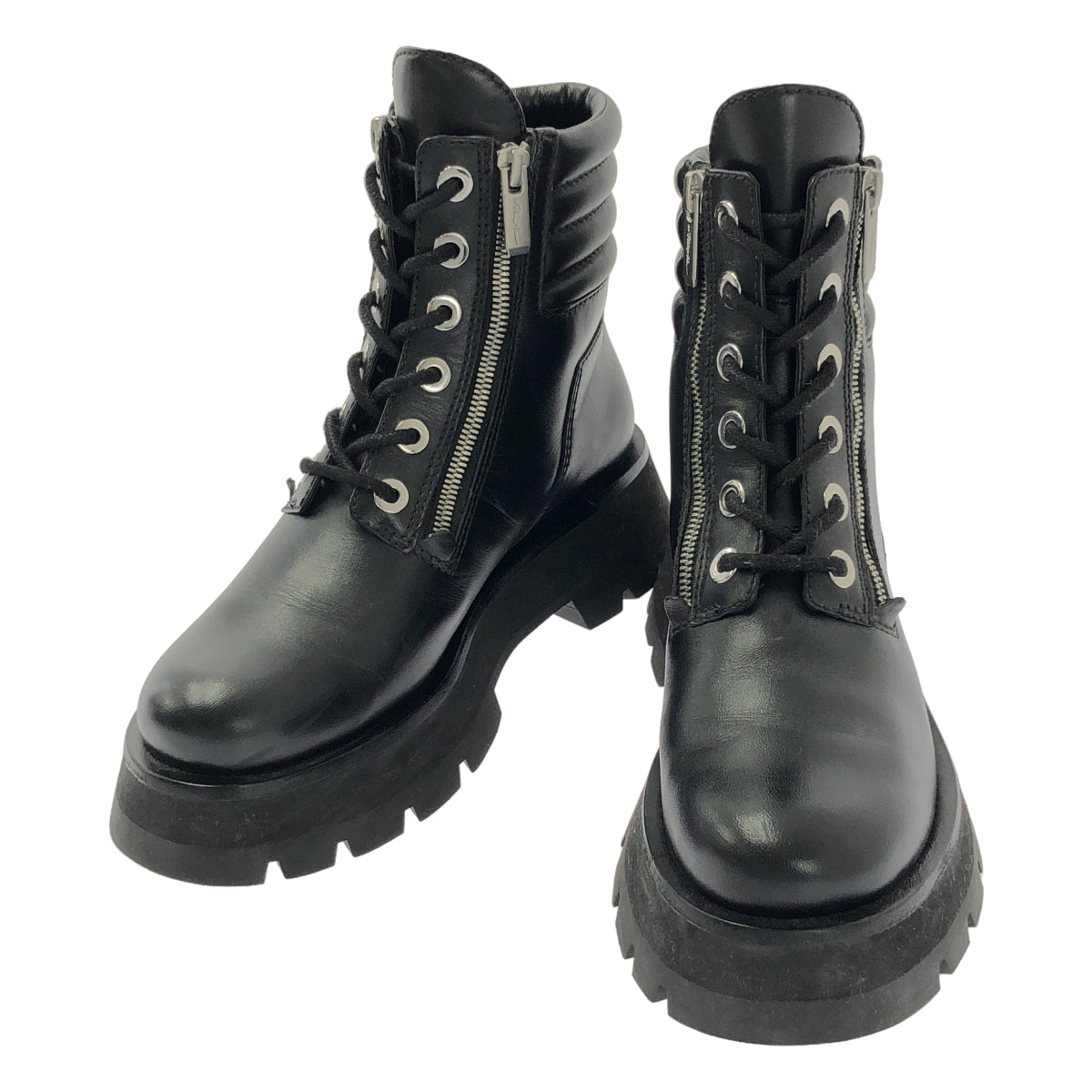 3.1 Phillip Lim / スリーワンフィリップリム | KATE ケイト ラグソール ダブルジップブーツ | 37 | レディース