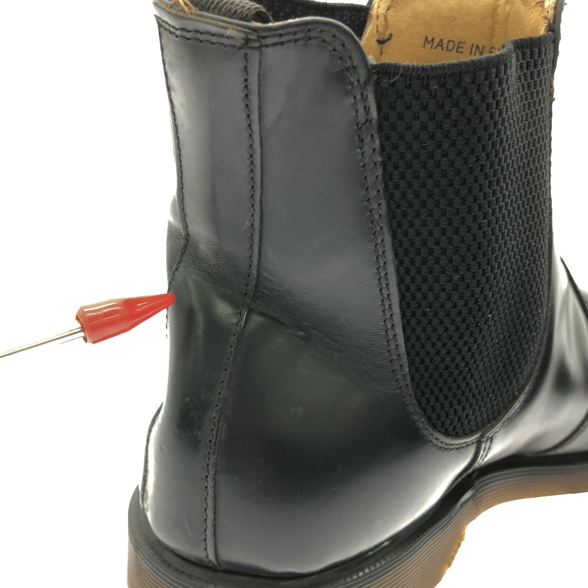 馬丁博士 |英國製造的 N2 側邊切爾西靴 | UK8 |黑色 |男士