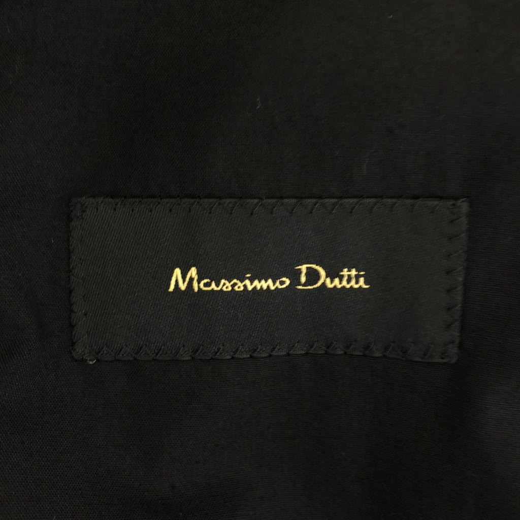 Massimo Dutti / 마시모두티 | 전체 지퍼 오버 재킷 블루존 / 총 안감 | L |