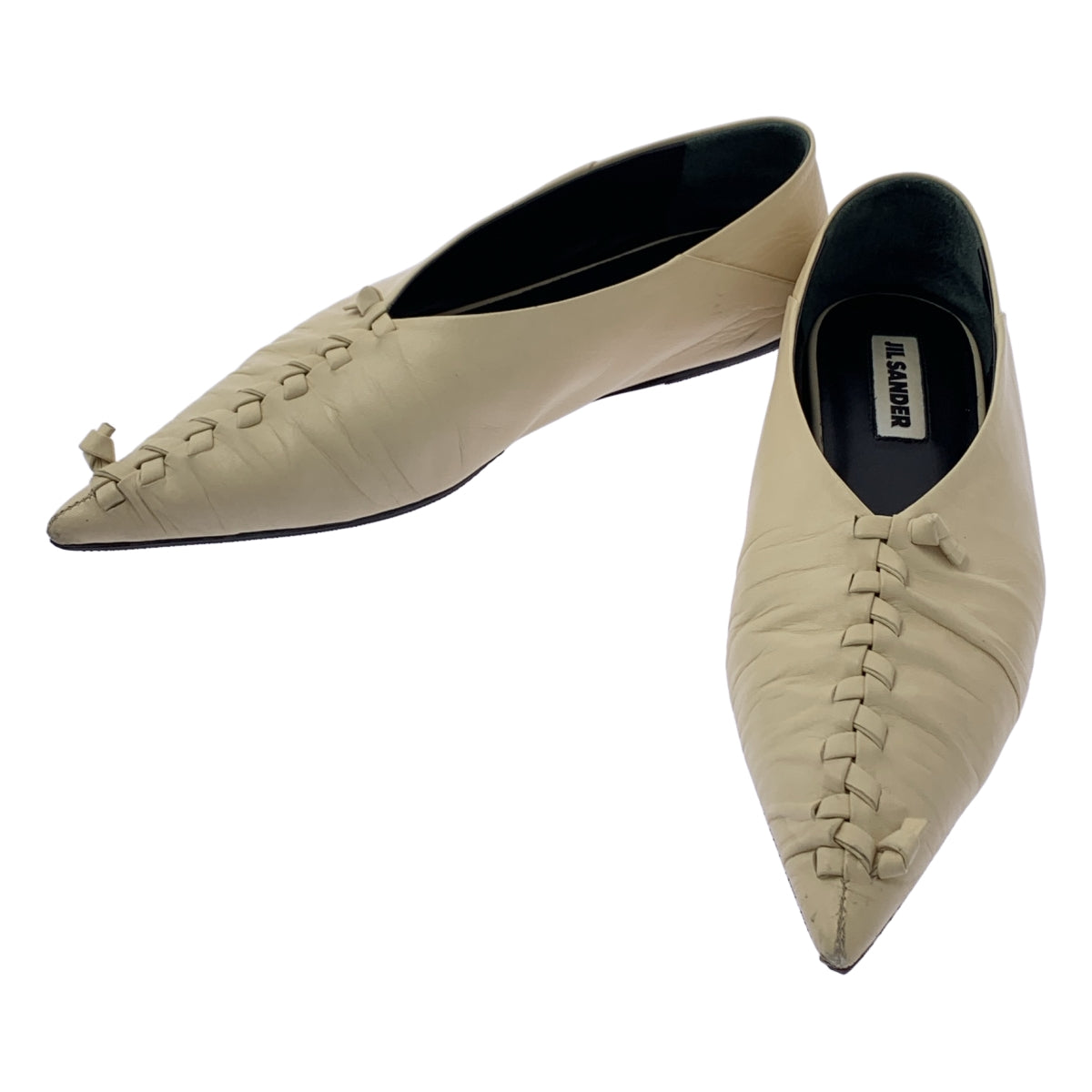JIL SANDER / ジルサンダー | Ballerinas ポインテッドトゥ フラットシューズ パンプス | 38 | レディース