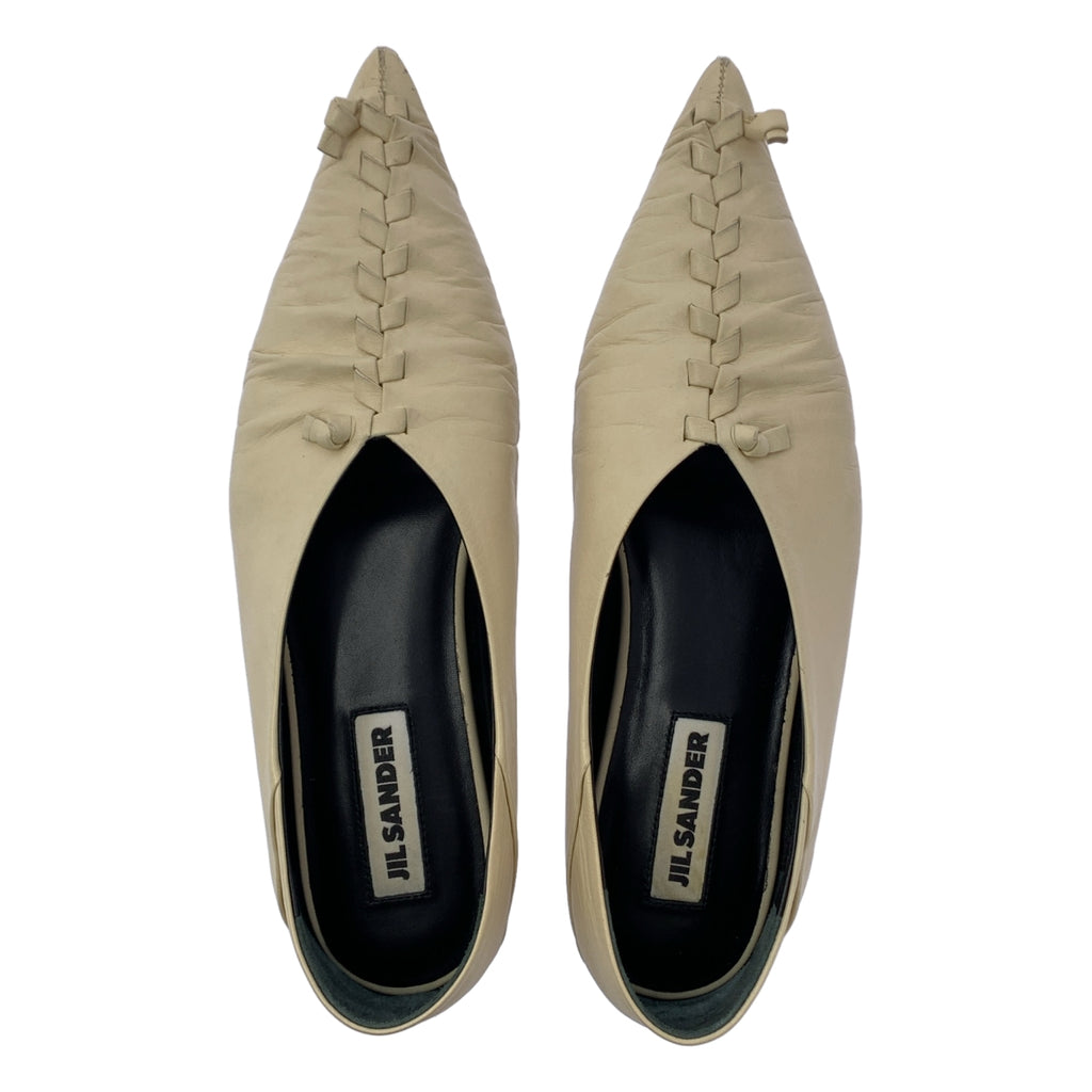 JIL SANDER / ジルサンダー | Ballerinas ポインテッドトゥ フラットシューズ パンプス | 38 | レディース