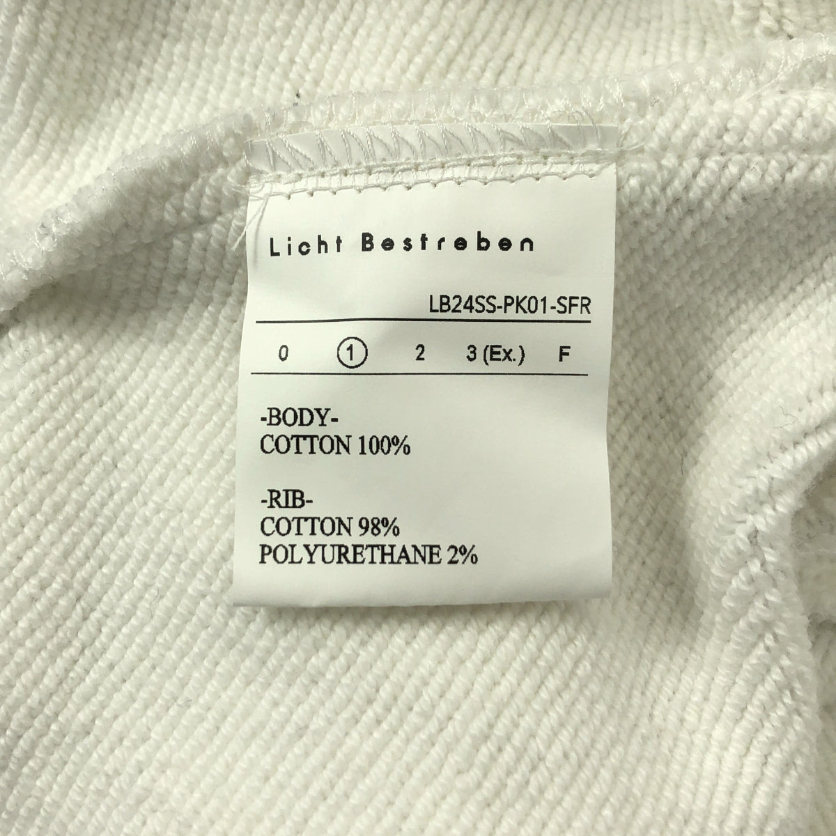 Licht Bestreben / 리흐트 베스트레벤 | 2024SS | 핸드 페인트 스웨트 후디 풀오버 후드 | 1 |