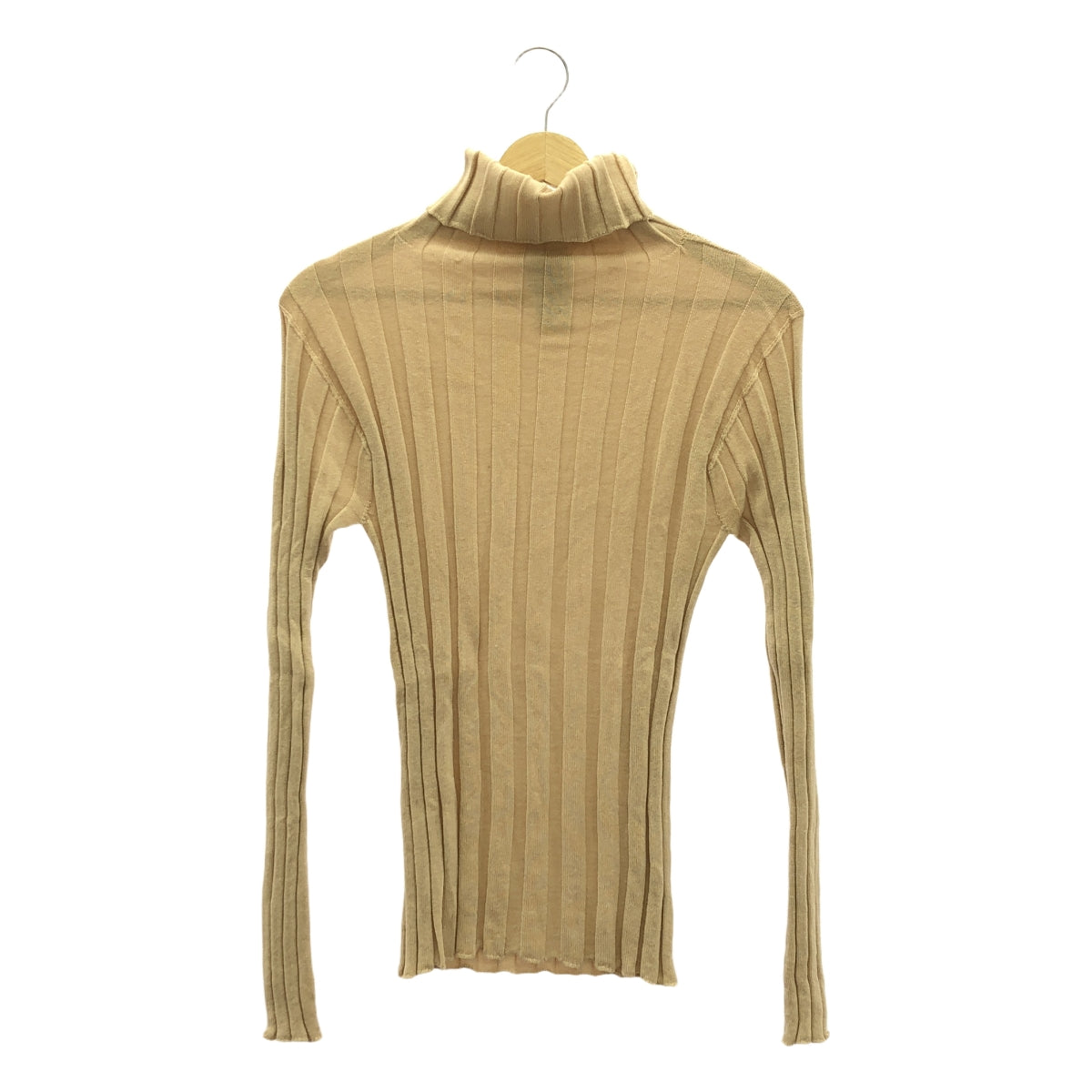 BASErange | Wide rib turtleneck knit | S | Women's