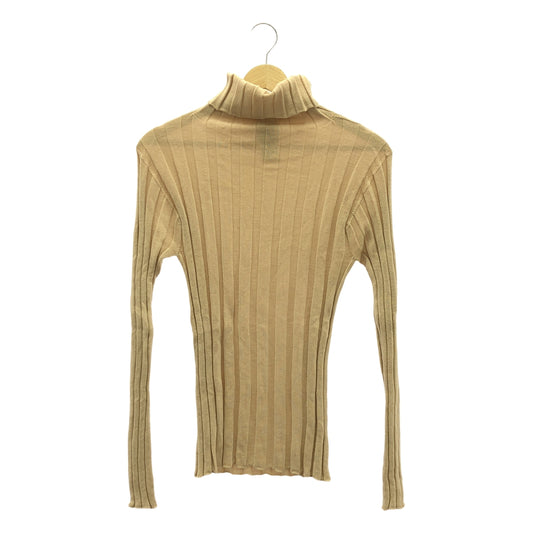 BASErange | Wide rib turtleneck knit | S | Women's