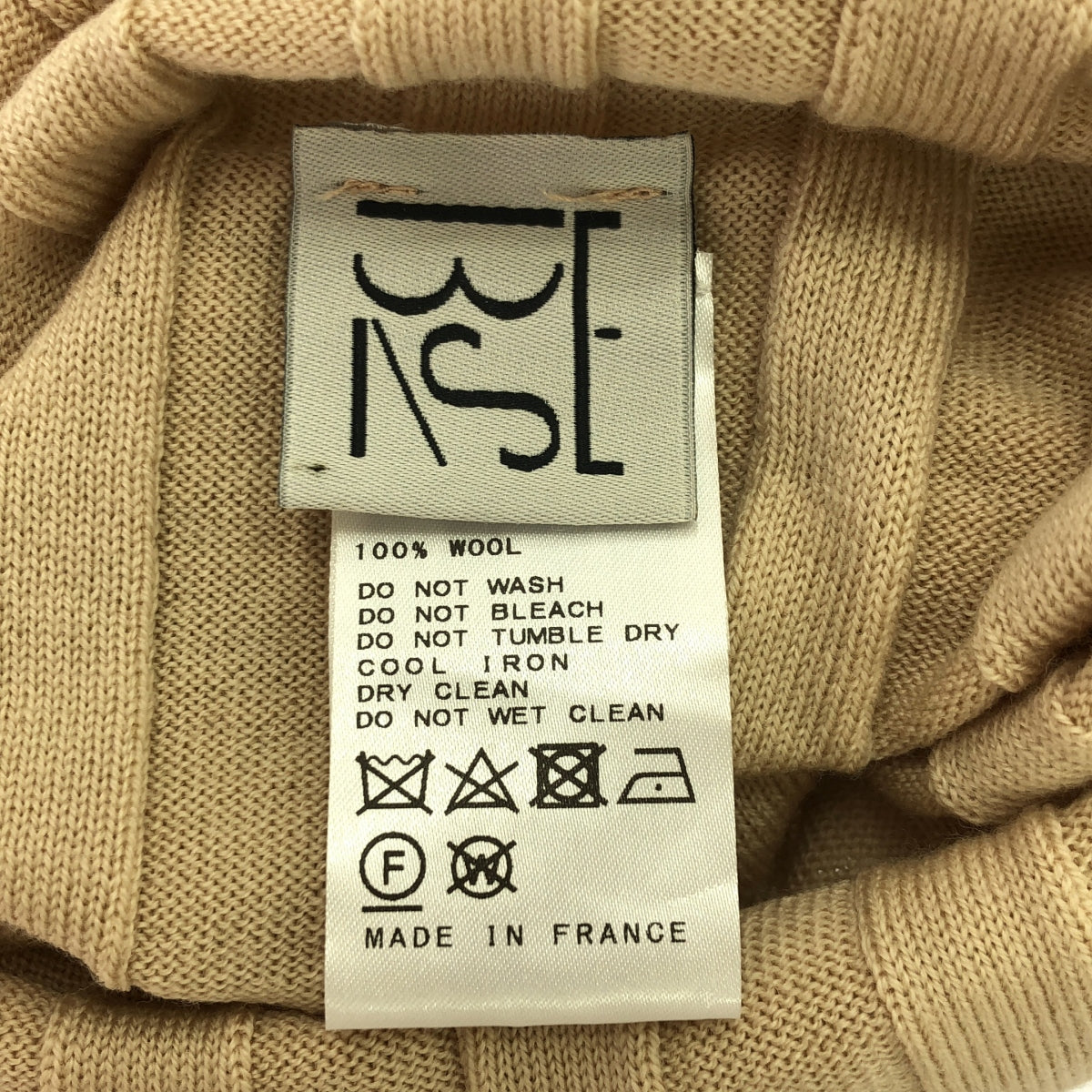 BASErange | Wide rib turtleneck knit | S | Women's