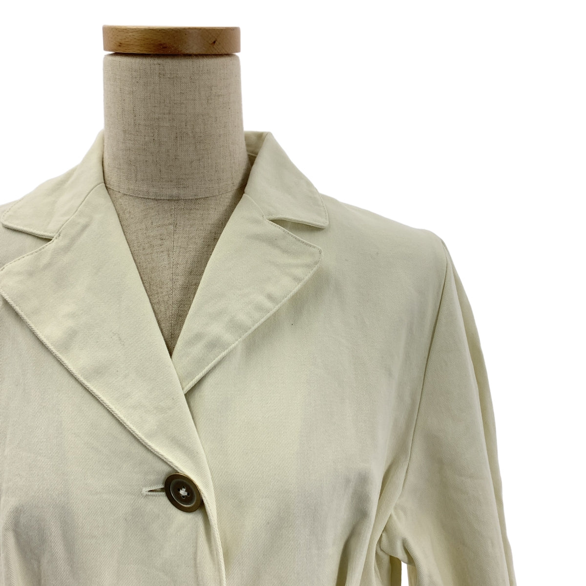 foufou | #17 THE DRESS -waltz- 開領紐扣連身裙 | 0 碼 | 白色 | 女款