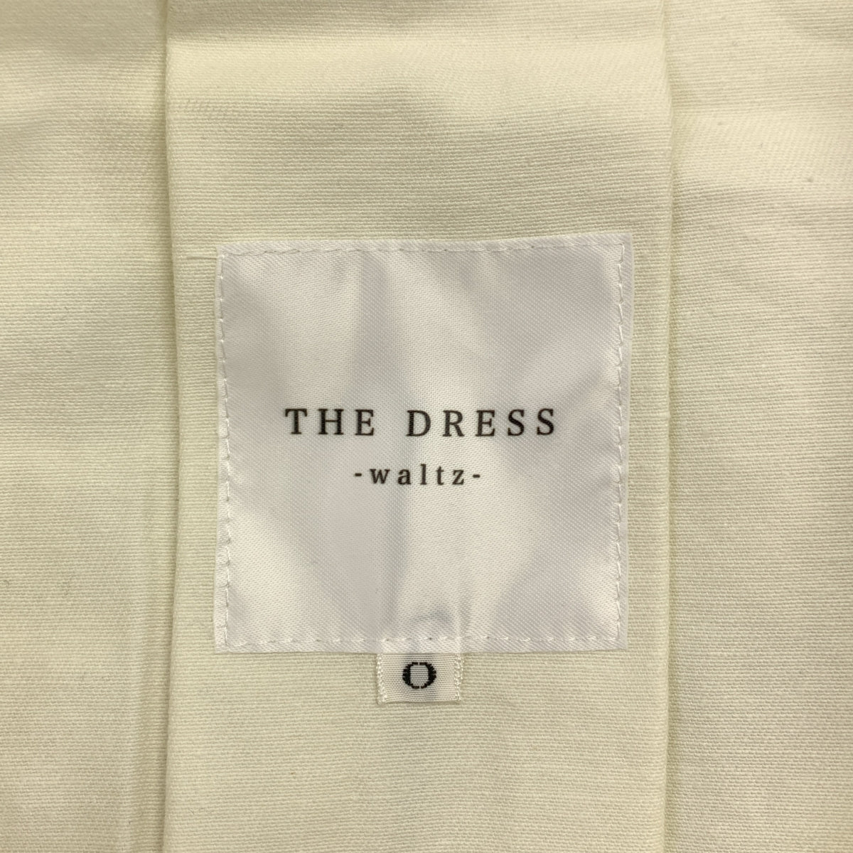 foufou | #17 THE DRESS -waltz- 開領紐扣連身裙 | 0 碼 | 白色 | 女款