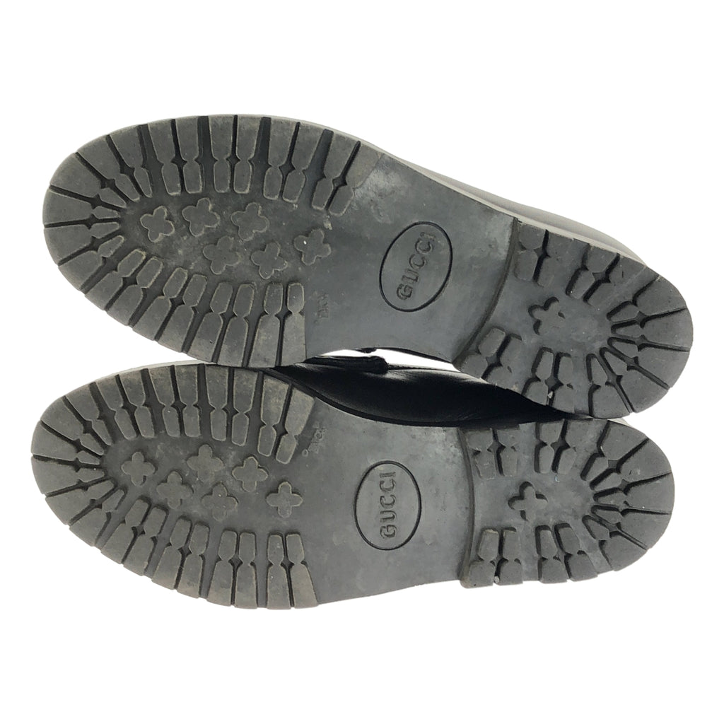 GUCCI / グッチ | 101 6105 ホースビット レザー ローファー | 35 | ブラック | レディース