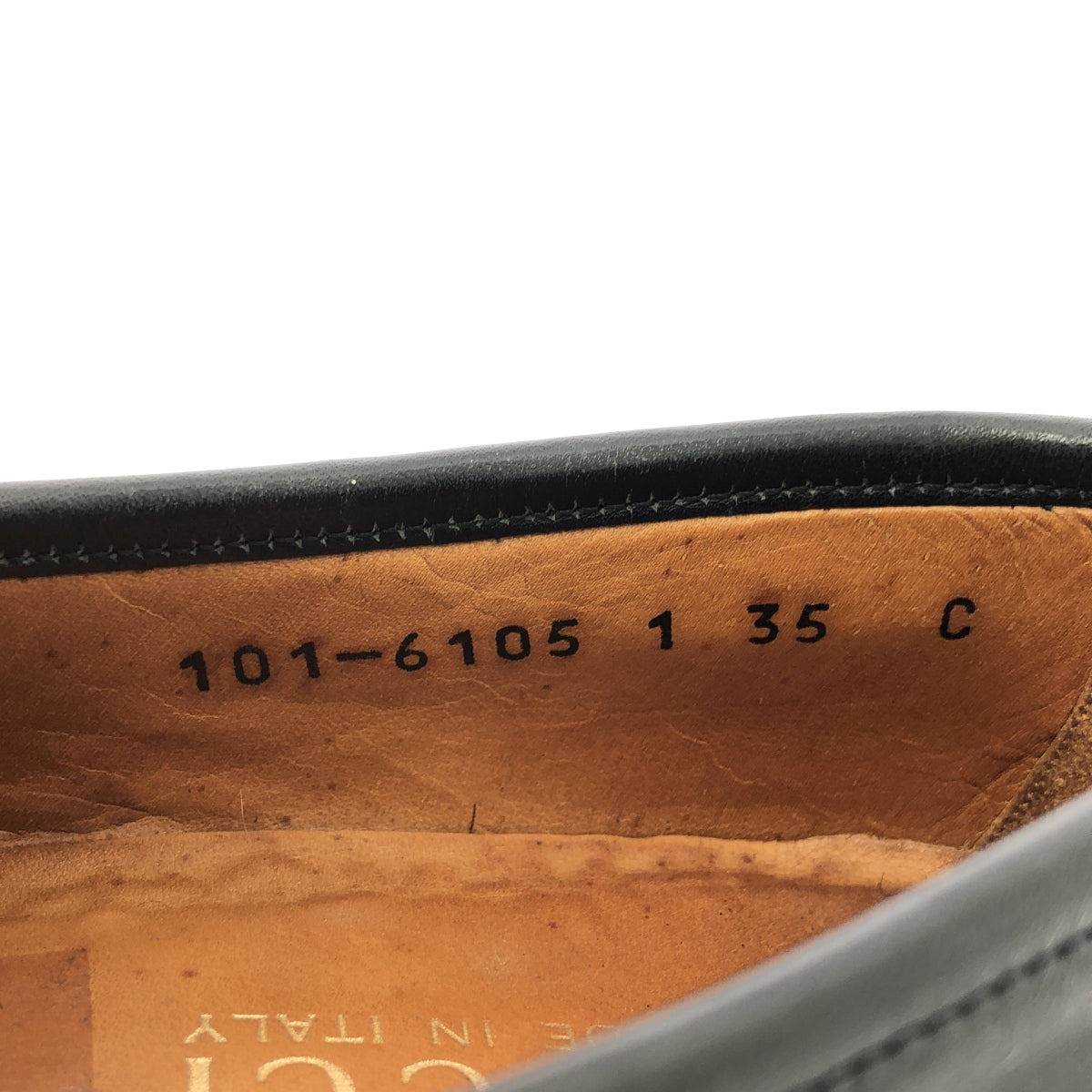 GUCCI / グッチ | 101 6105 ホースビット レザー ローファー | 35 | ブラック | レディース